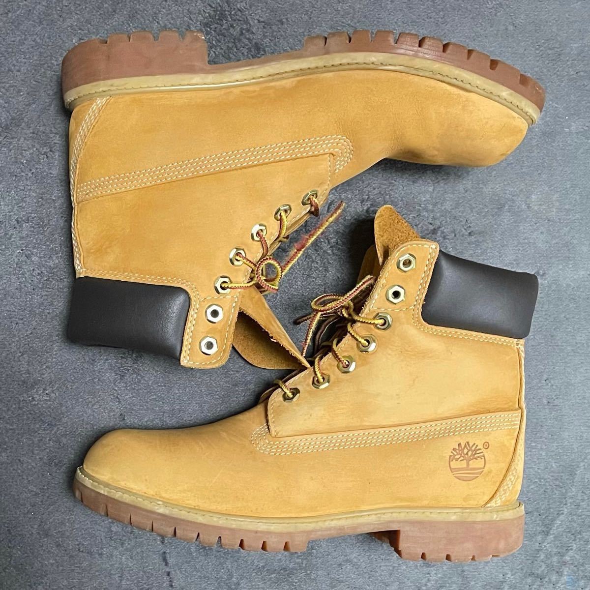 Timberland】ウィートブーツ イエローブーツ プレミアム 25 5cm Timberland】ウィートブーツ イエローブーツ プレミアム 25 5cm