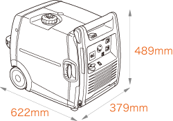 ホンダ インバーター発電機 EU26i 防音 ハンディタイプ 2.6KVA 並列運転機能_画像3