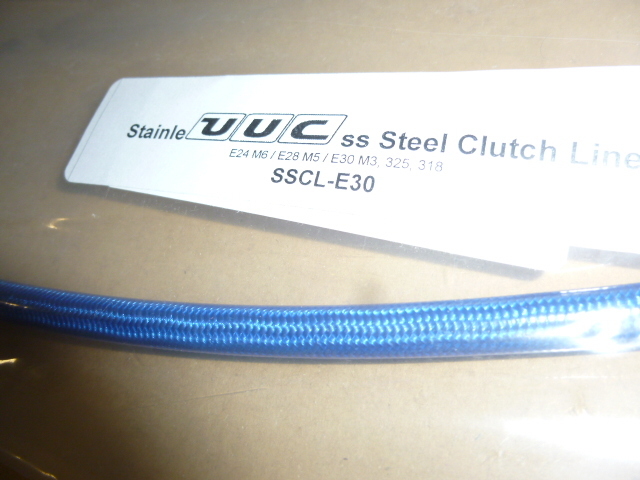 E24M6/E28M5/E30 320i/325i/M3/Z1/ALPINA C1/C2/B6/Z1 RLE for clutch hose new goods made of stainless steel 