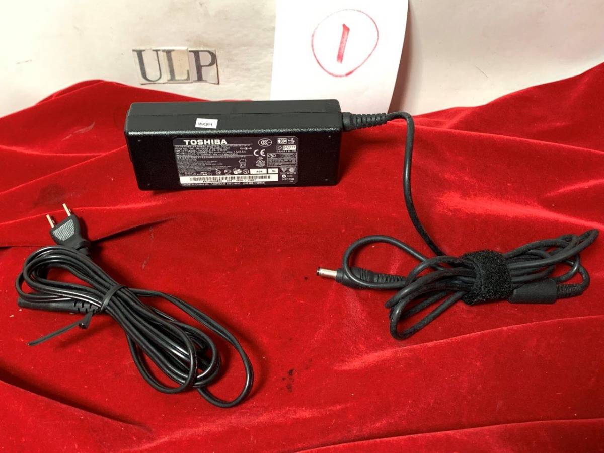 TOSHIBA　東芝純正ACアタプタ-/PA3468U-1ACA 中古品19V 3.95A　　　　①　　　★ULP_画像1