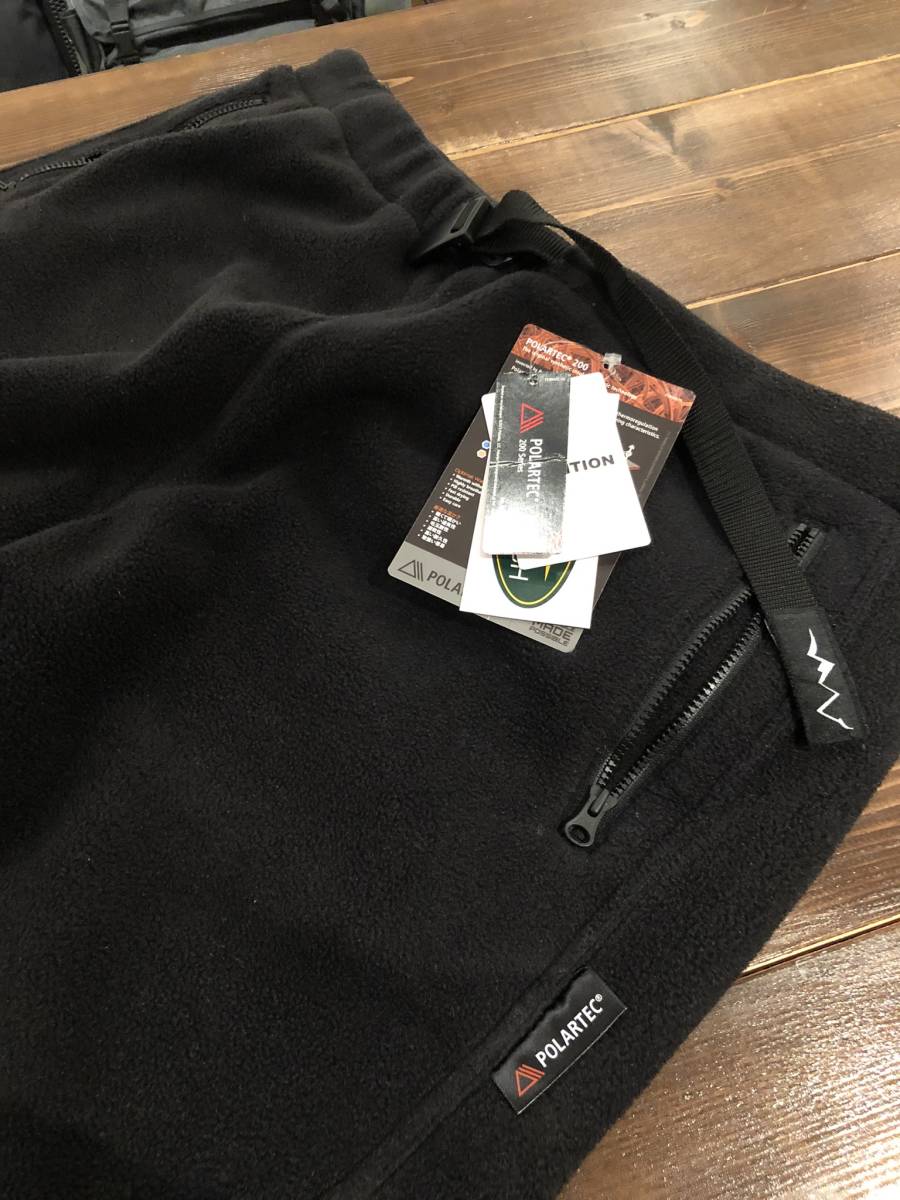 美品 MANASTASH POLARTEC PANTS III L ブラック マナスタッシュ ポーラ