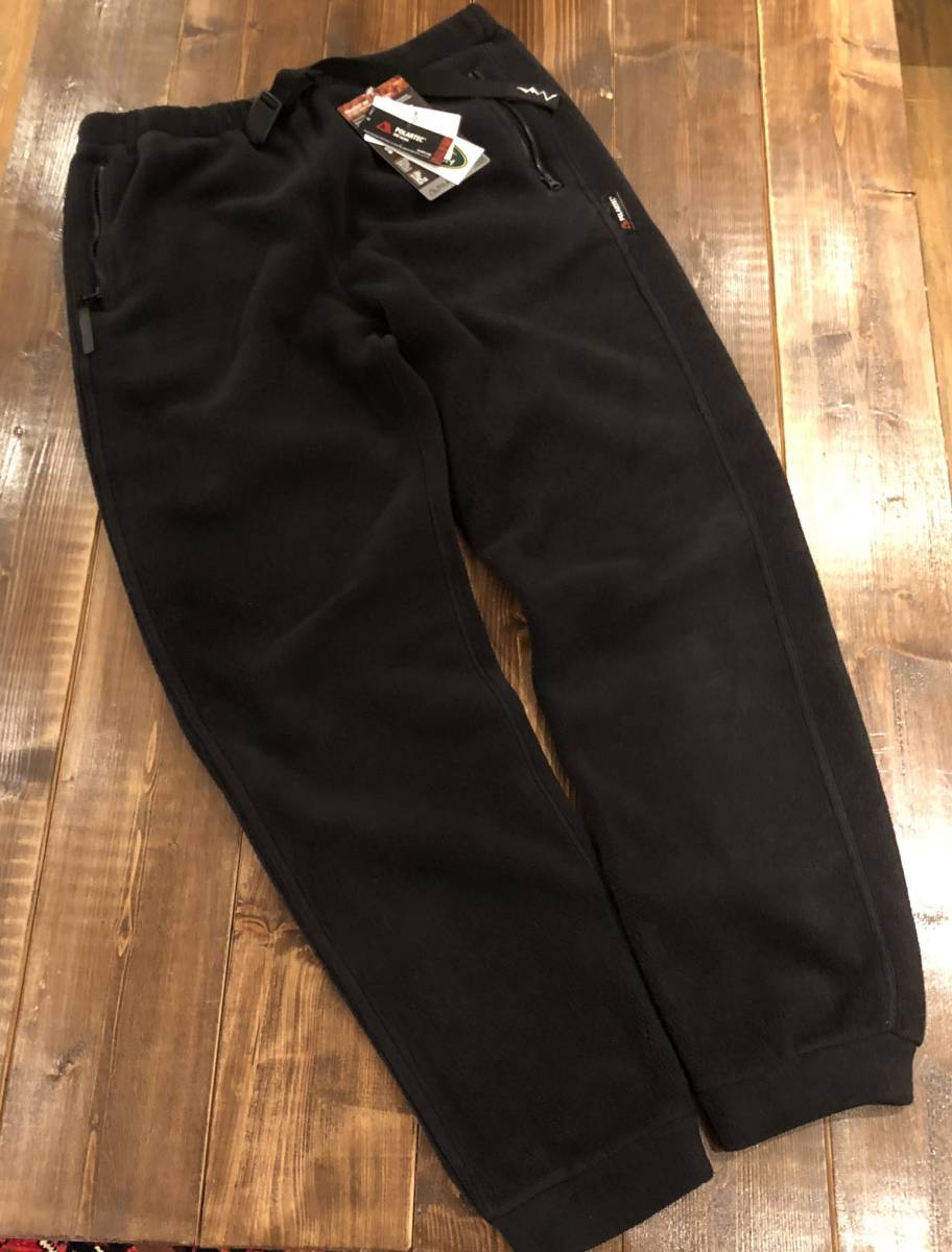 美品 MANASTASH POLARTEC PANTS III L ブラック マナスタッシュ ポーラ