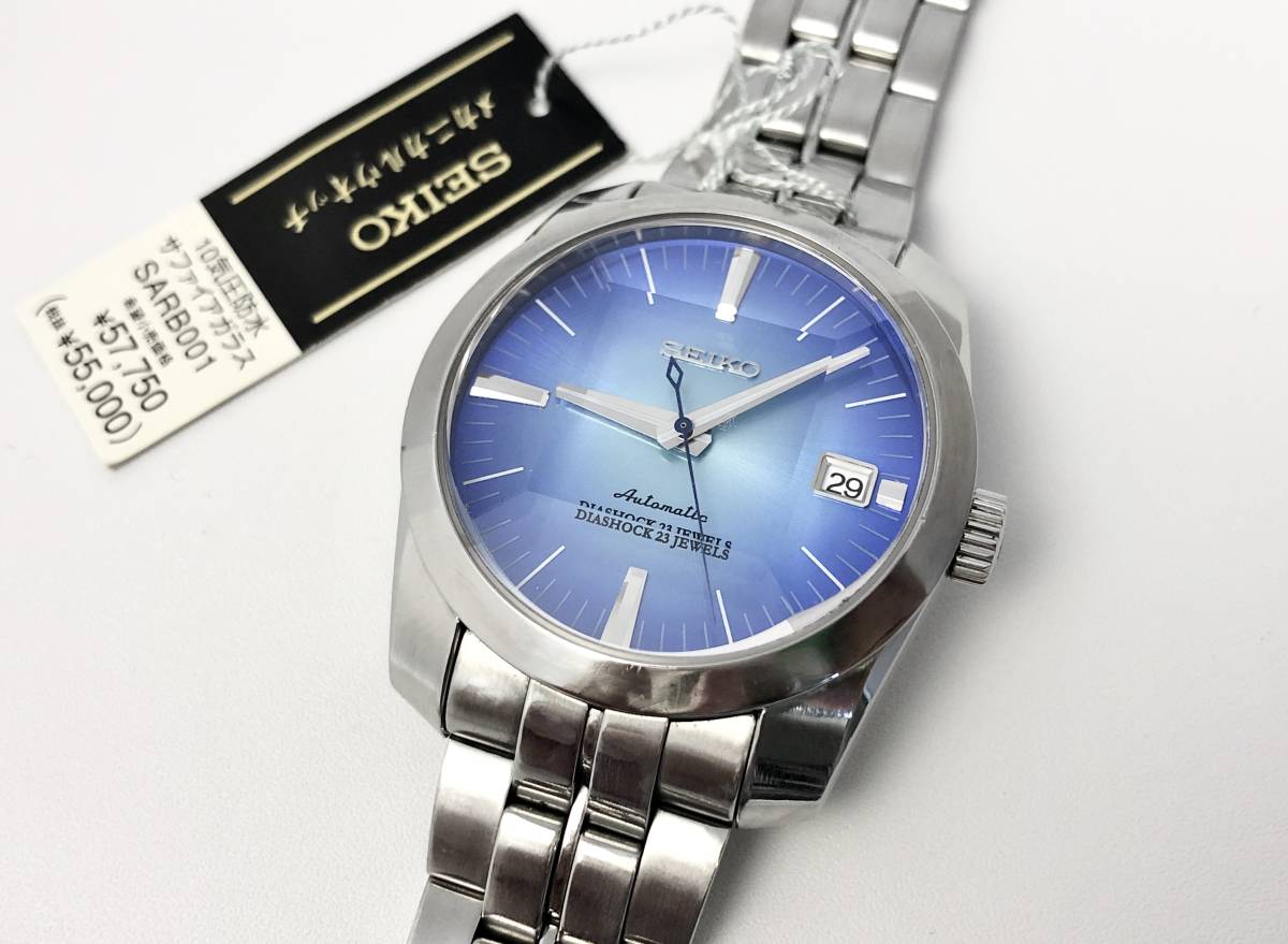 SEIKO SARB001 セイコー 自動巻き 6R15-00D0 cal 6R15 23石 ブルーグラデーション カットガラス 2006年製  取扱説明書 保証書付 【極希少】｜PayPayフリマ