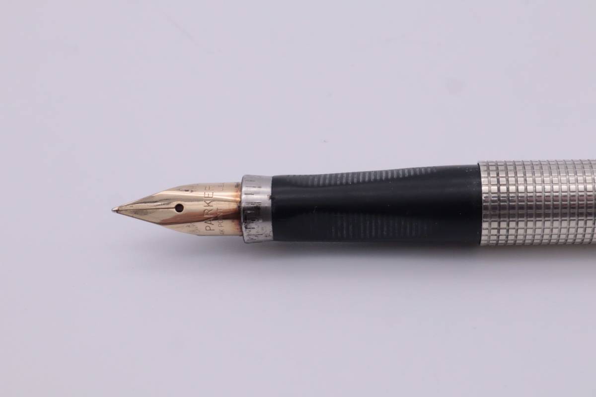 ◆◇万年筆 PARKER スターリングシルバー STERLING SILVER ペン先 14K XF MADE IN U.S.A.◇◆_画像8