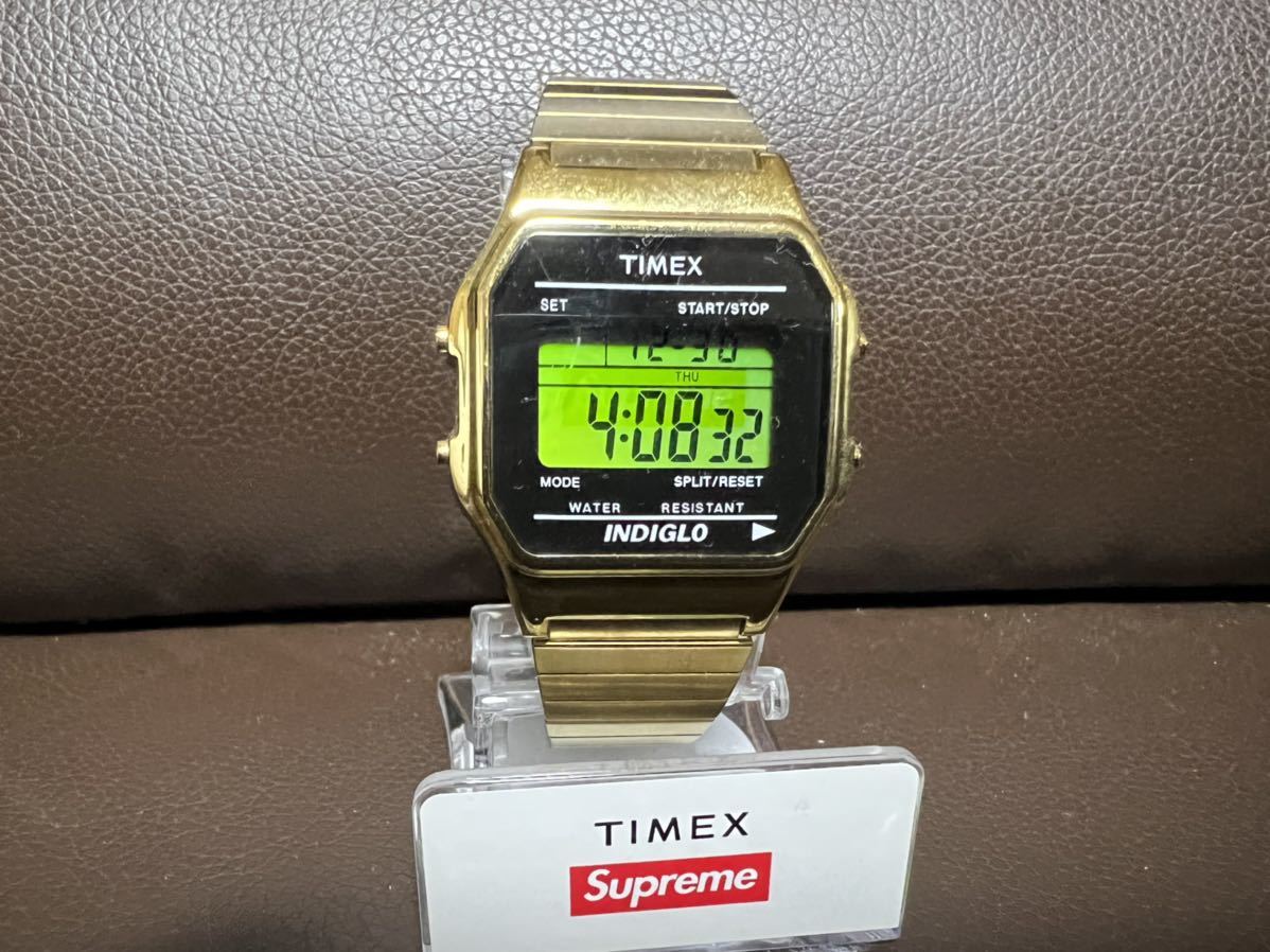 supreme 19aw 19fw timex digital watch gold シュプリーム