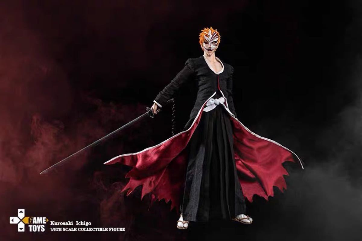 GAMETOYS 1/6 黒崎一護 可動フィギュア キーワード ホットトイズ GAMETOYS 1/6 黒崎一護 可動フィギュア キーワード ホットトイズ