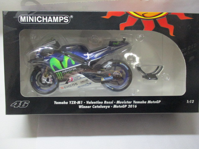  prompt decision PMA Minichamps made 1/12 Yamaha YZR-M1 MotoGP 2016 year kata Roo nyaGP victory N46 V. Rossi car te teal up 