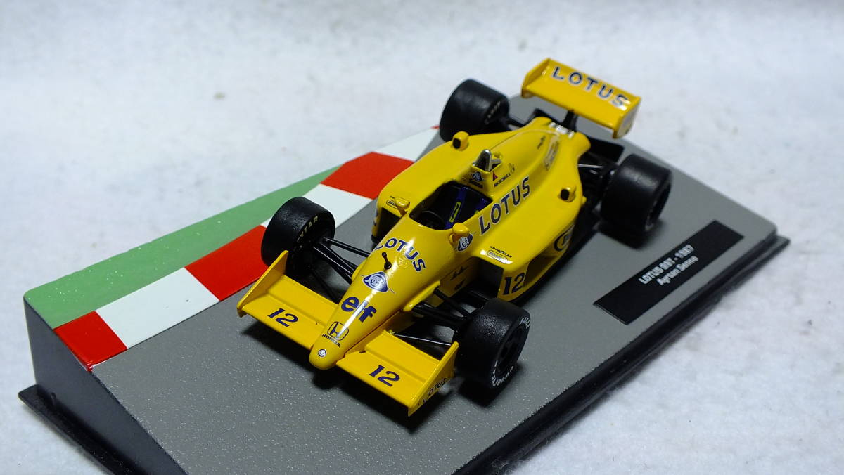 1/43　デアゴスティーニ　F1マシンコレクション　ロータス99T　A・セナ　1987ｙ_画像3