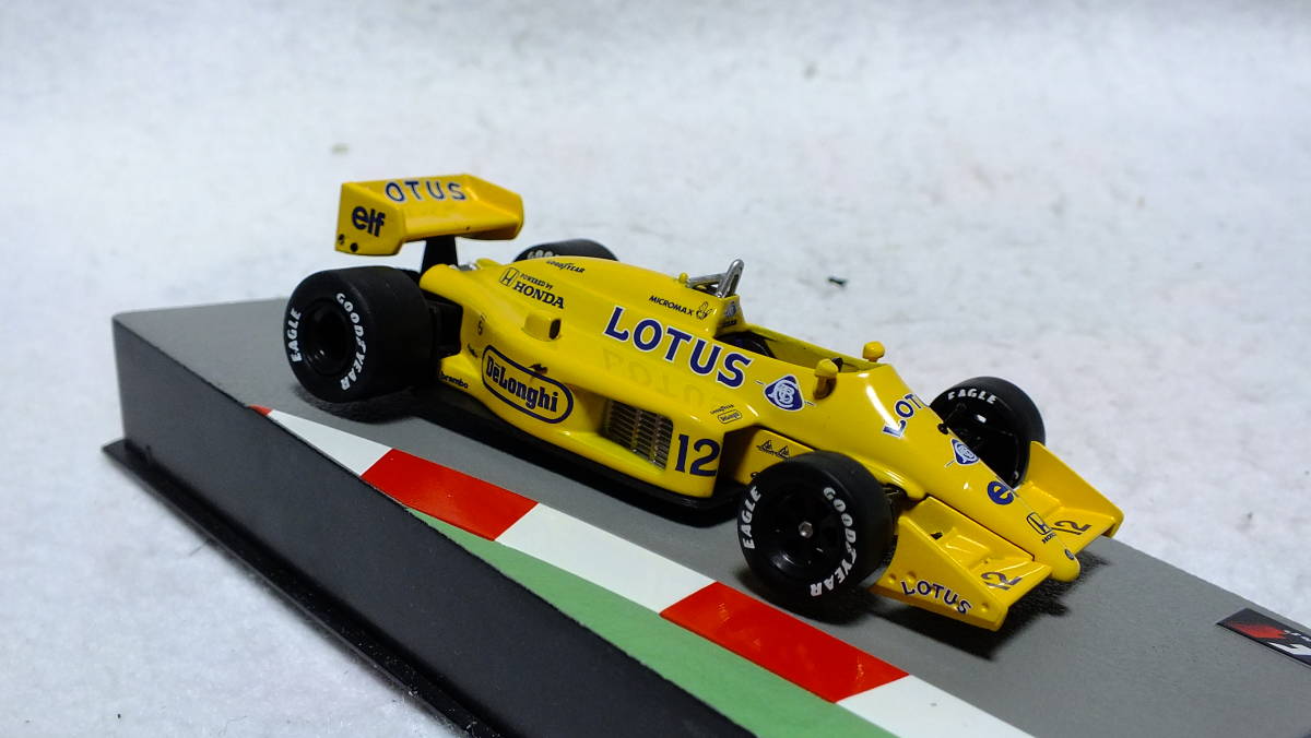 1/43　デアゴスティーニ　F1マシンコレクション　ロータス99T　A・セナ　1987ｙ_画像5