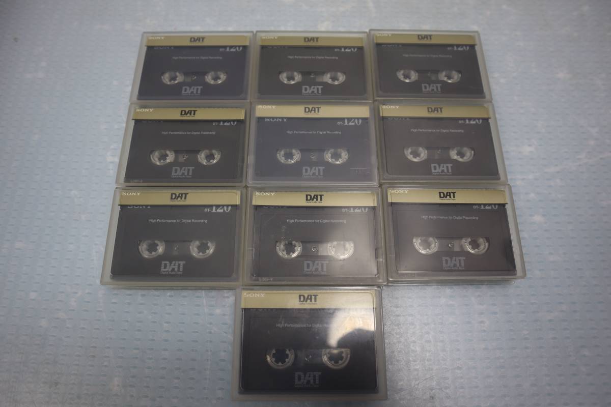 開店記念セール！ C2923 Tape Audio Digital DT-120 DAT Sony 10本セット ＄ ☆中古DATテープ - 記録媒体  - hlt.no