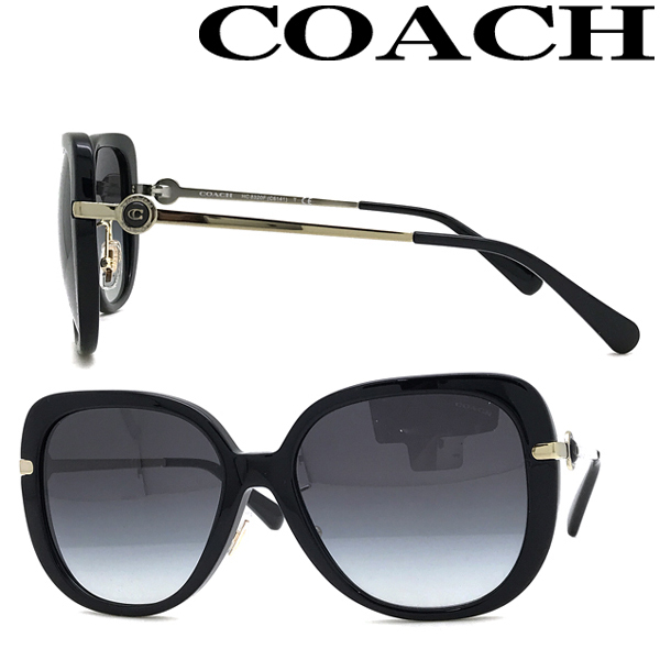 COACH コーチ ブランド サングラス グラデーションブラック HC8320F-50028G