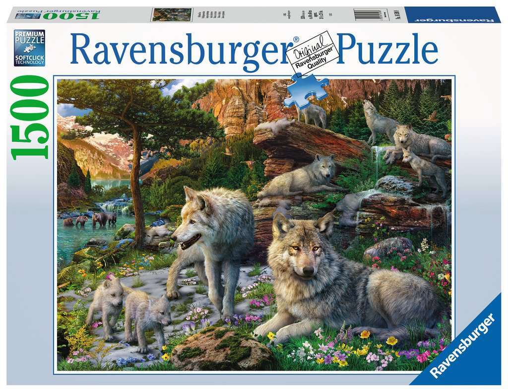 RV 16598 1500ピース ジグソーパズル ドイツ発売 Wolves in Spring_画像2
