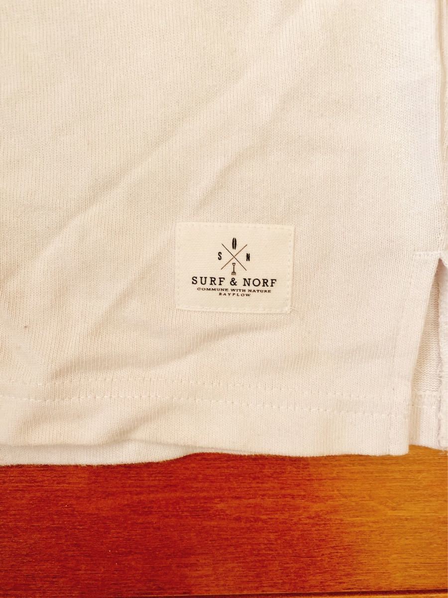 【マーシー 三浦理志 × BAYFLOW ベイフロー】コラボ SURF&NORF 71 ナンバリング Tシャツ ホワイト