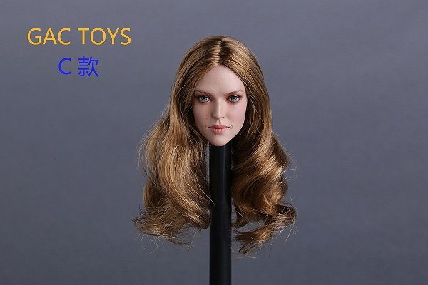 ★GAC Toys★1/6 女性ヘッド（茶髪カーリーヘア）GC009C 6186
