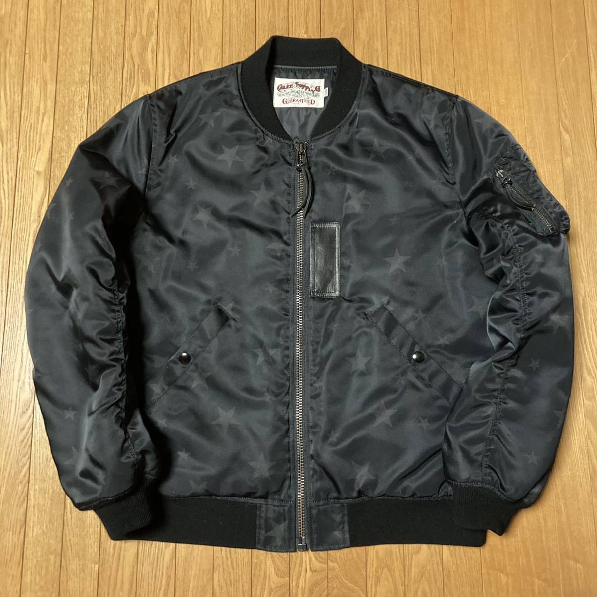 CALEE ALLOVER STAR PATTERN MA-1 JACKET XL キャリー CALEE ALLOVER STAR PATTERN MA-1 JACKET XL キャリー