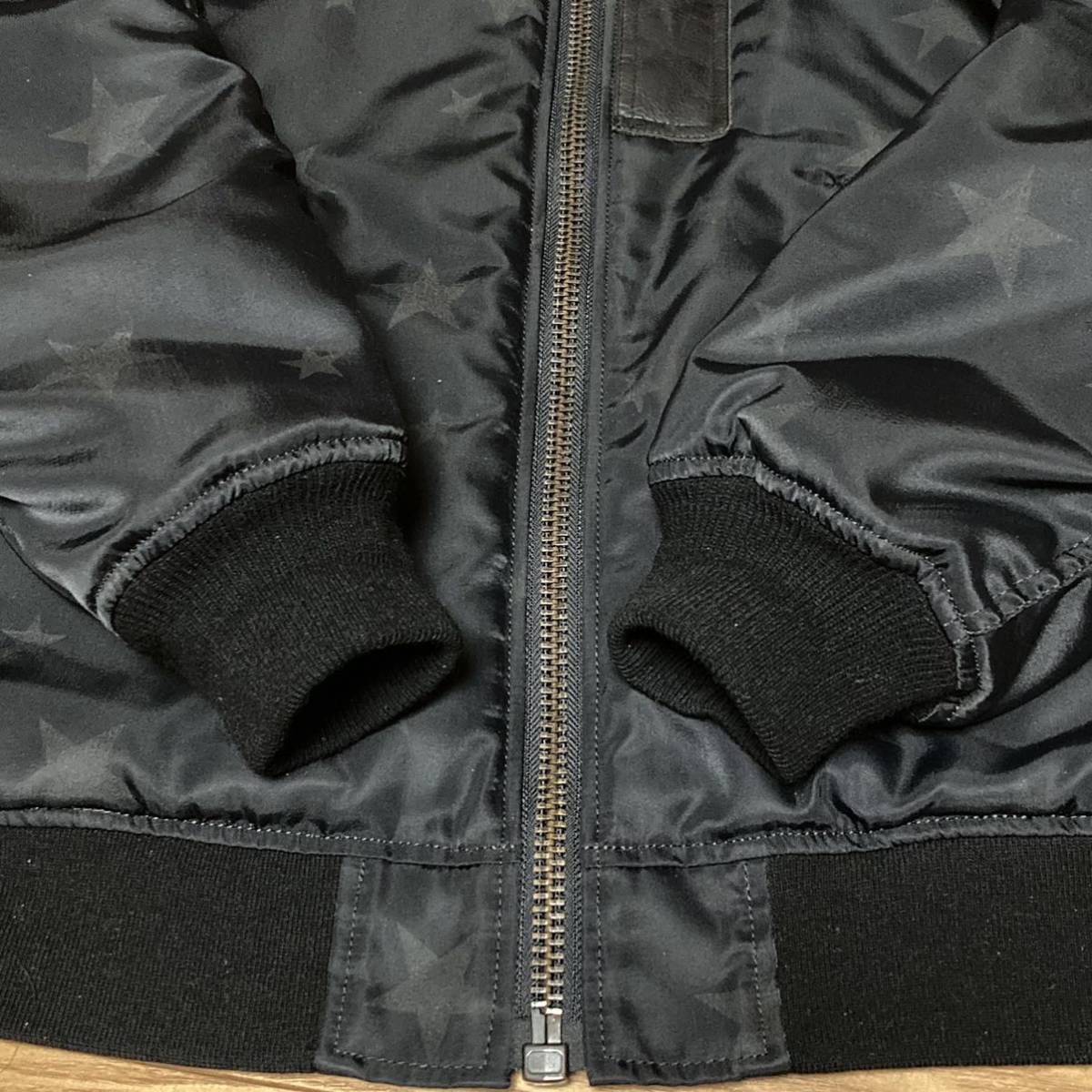 CALEE ALLOVER STAR PATTERN MA-1 JACKET XL キャリー CALEE ALLOVER STAR PATTERN MA-1 JACKET XL キャリー