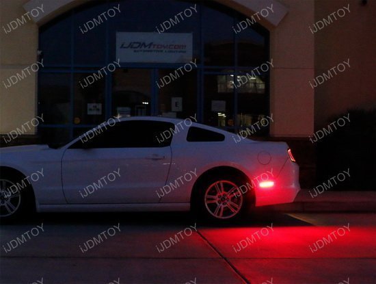 05-09Y Ford Mustang LED задний боковой маркер (габарит) [ затонированный ] 54SMD использование красный лампочка-индикатор оригинальный сменный осмотр ) van перлит отражатель 