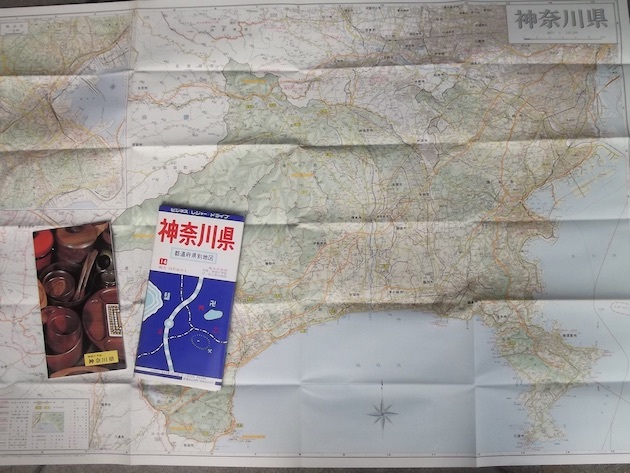 平成3年 神奈川県 地図 都道府県別 ワラヂヤ出版 12万分の1 古地図 ビジネス レジャー ドライブ 和楽路屋 1990年代