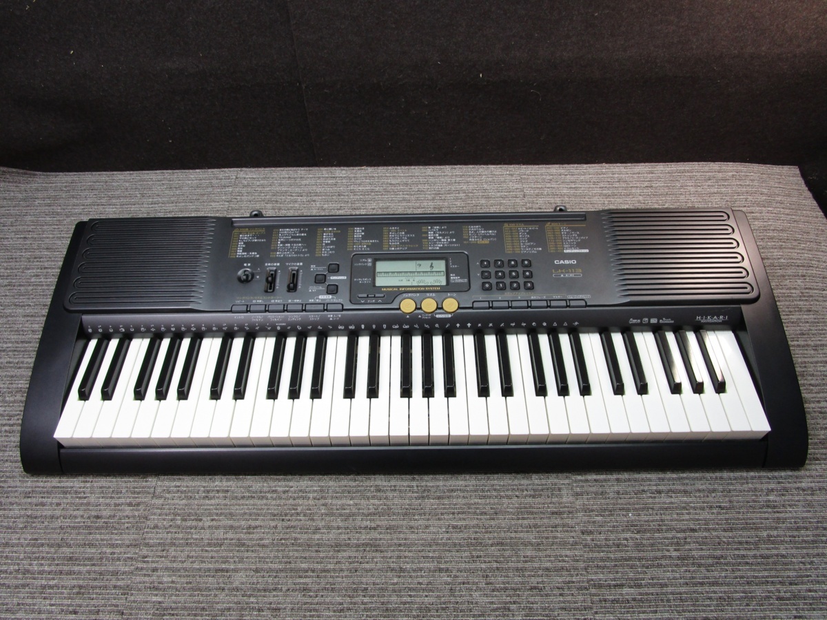 ○き12-63 CASIO カシオ LK-113 光ナビゲーション キーボード 61鍵盤