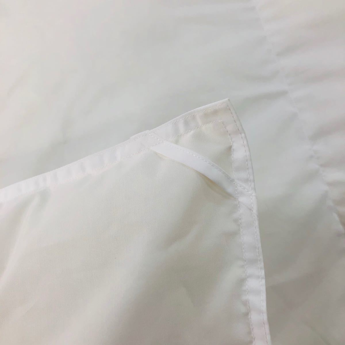 羽毛布団 ダブル超ロング ニューゴールド 白色 日本製 190×230cm