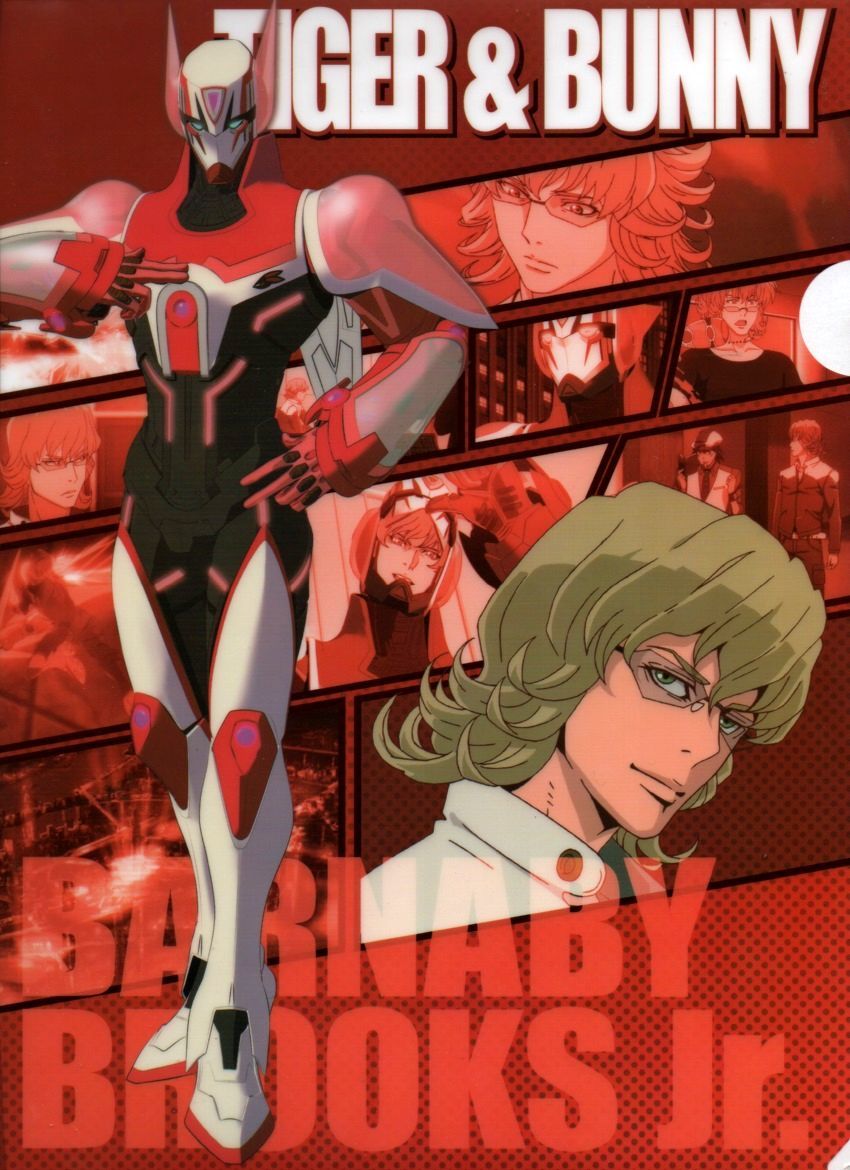 TIGER＆BUNNY　タイガー&バニー　バーナビーブルックスJr　A4クリアファイル　1枚　未使用　アニメ_画像1