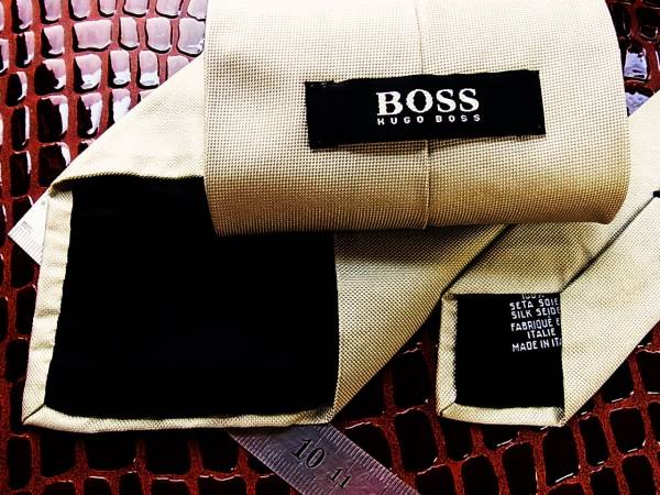 *SALE[USED staple product ]1871[BOSS]hyu-go* Boss. necktie!