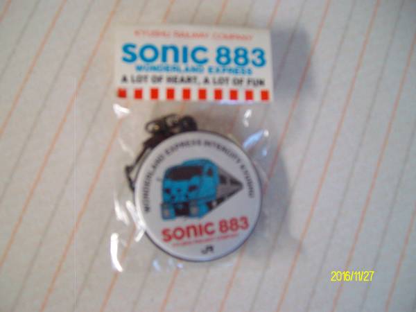 JR Kyushu Sonic 883 Ride Memormorative Baychain неиспользовался