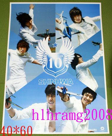 神話 SHINHWA 10th Anniversary 告知ポスター_画像1