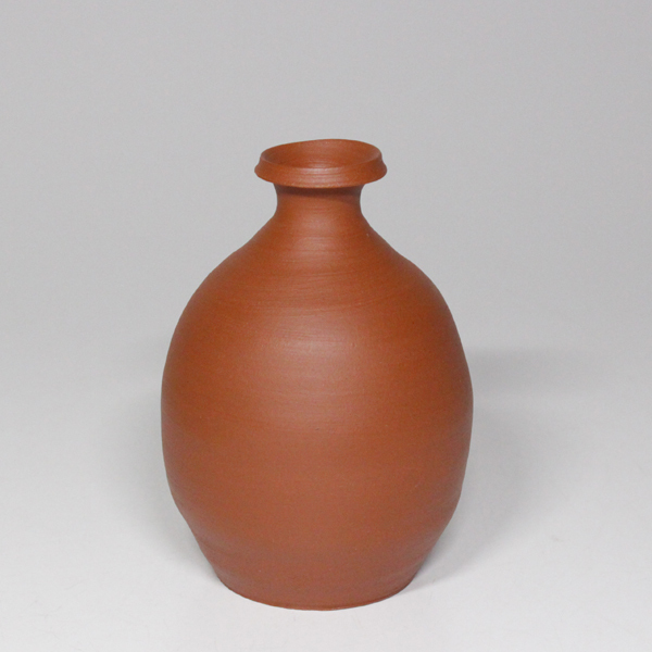 絵夢(4代山田常山)の梨皮朱泥.酒器 tus.com.tn
