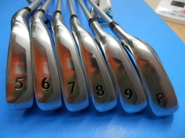 ９３１☆中古良品　日本モデル　タイトリスト　ＶＧ３ タイプＤ ２０１６　TitleistVGI (Ｒ) ５-９Ｉ・Ｐ　２２度　６本[5823]_画像2