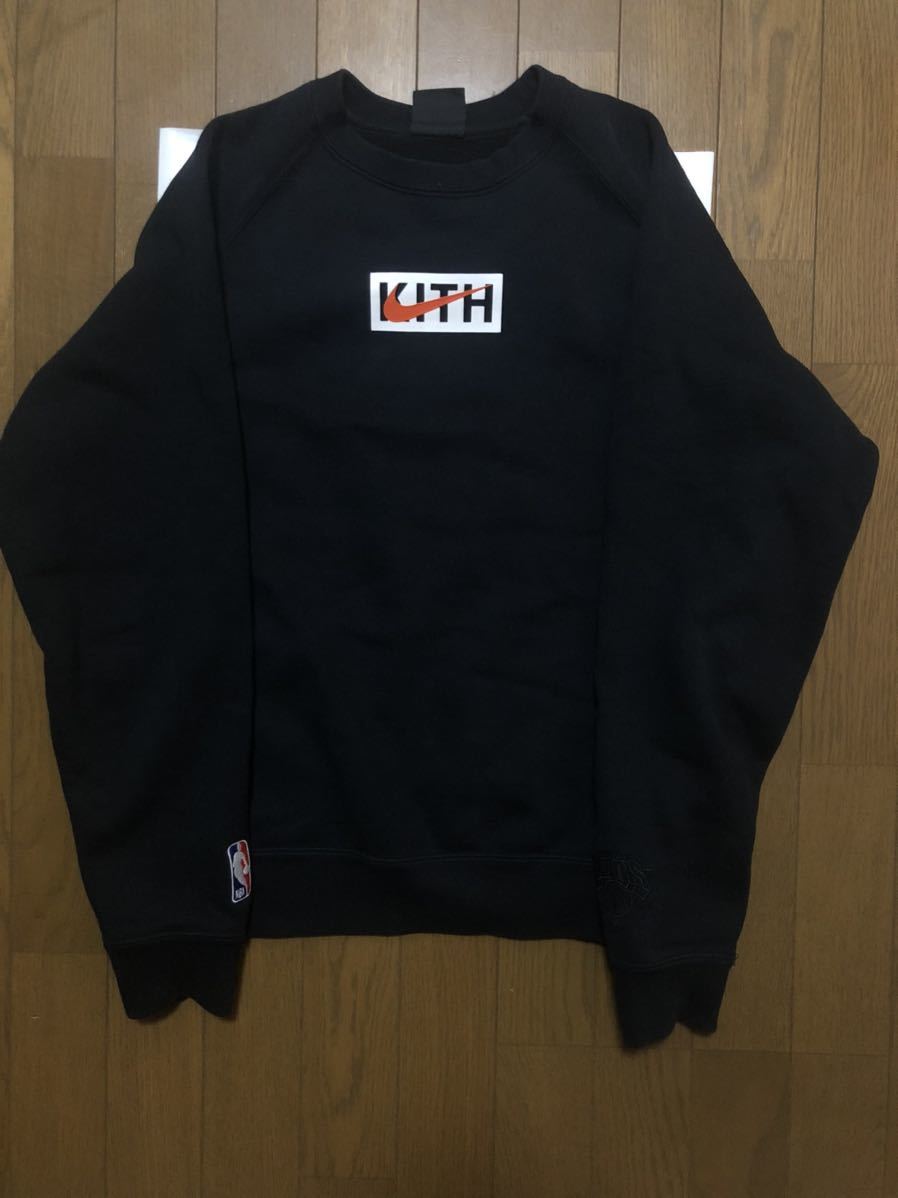 Kith x Nike x New York Knicks Fleece Crewneck NIKE フリース クルーネック ニックス 黒 トレーナー スウェット ナイキ キス キース