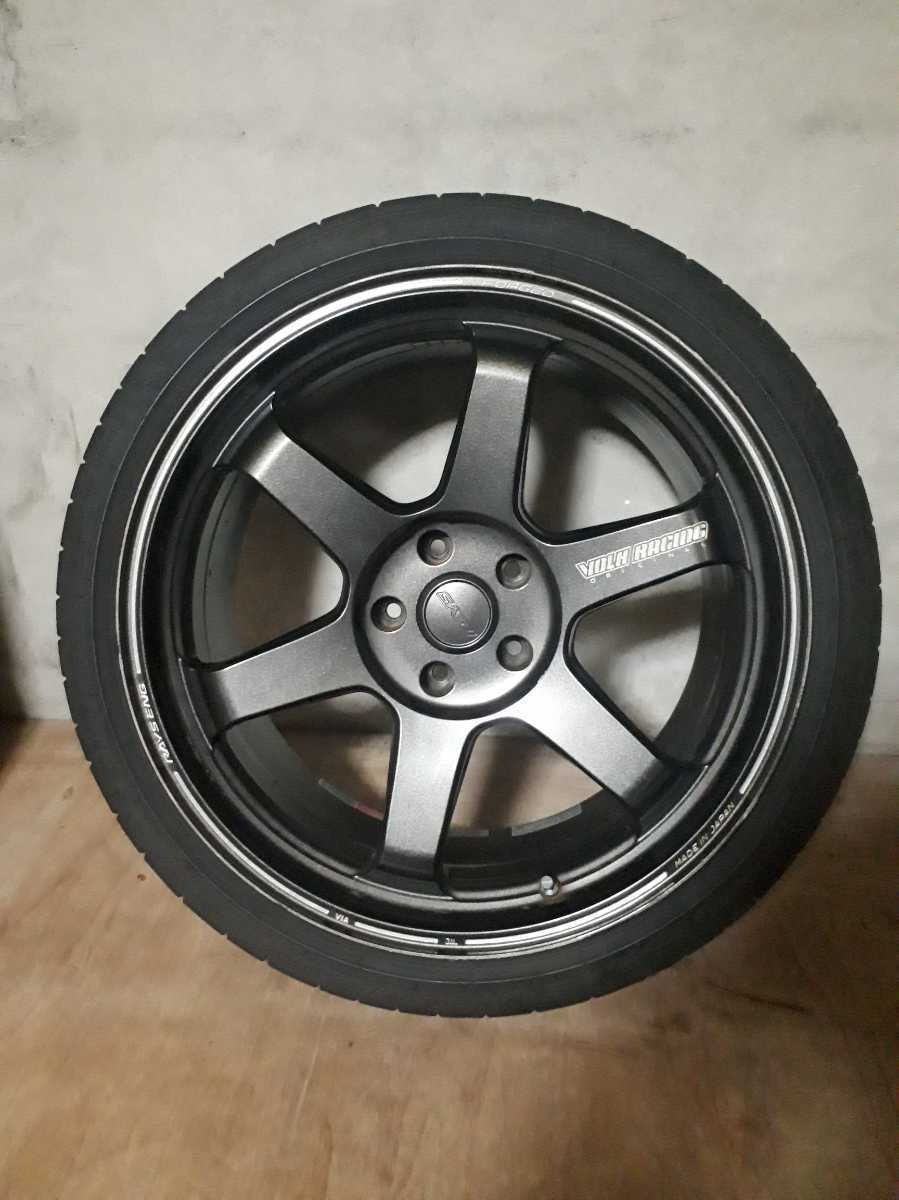 RAYS TE37 ULTRA ダイヤモンドダークガンメタ 19インチ 9.5J+22 GT-R