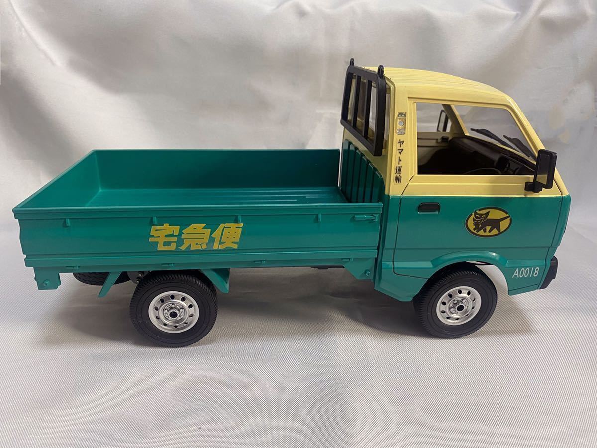 新品カスタム WPL D12 宅急便配達系カスタム RC ラジコンカー トラック 軽トラ 即走行OK SUZUKI CARRY 即納 スズキ キャリー