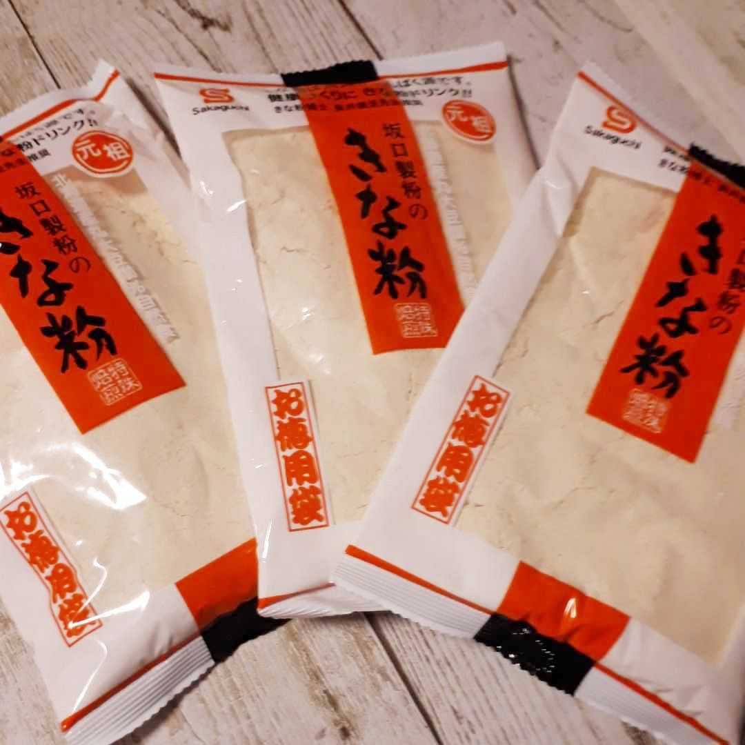 坂口製粉のきな粉　北海道産大豆100%使用　　お徳用　180g×3袋_画像1