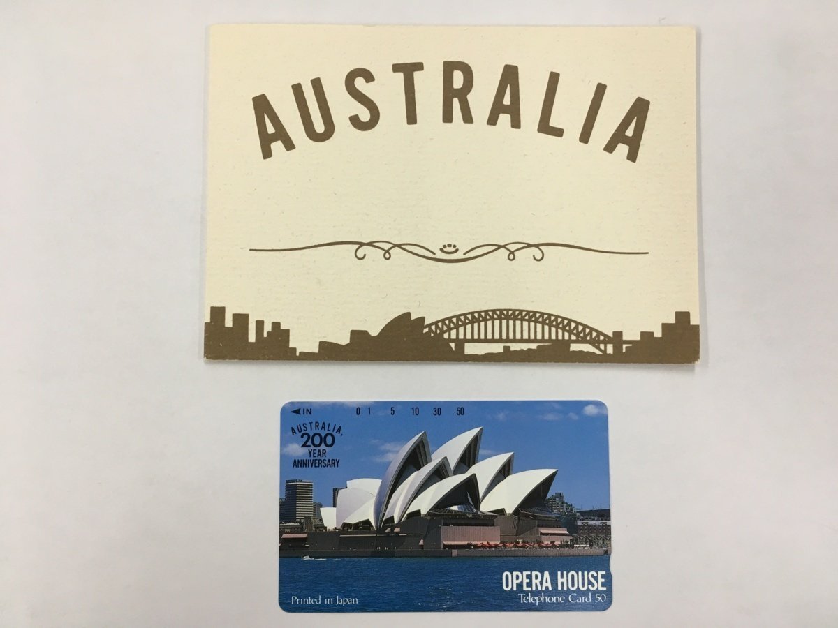 2021年新作入荷 テレホンカード テレカ 50度数 未使用 オペラハウス 超安い品質 オーストラリア