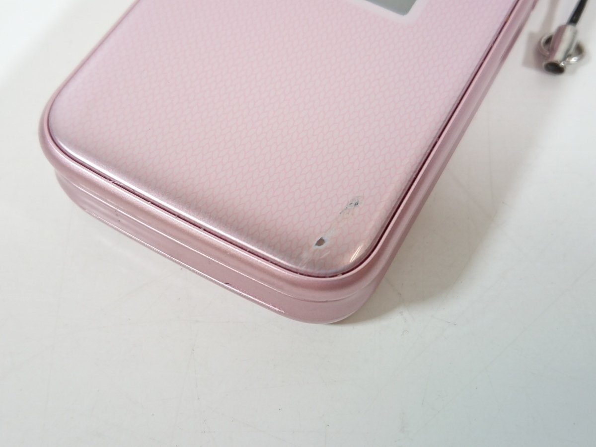 docomo ドコモ らくらくホン F-01M ピンク ケータイ ガラケー 赤外線