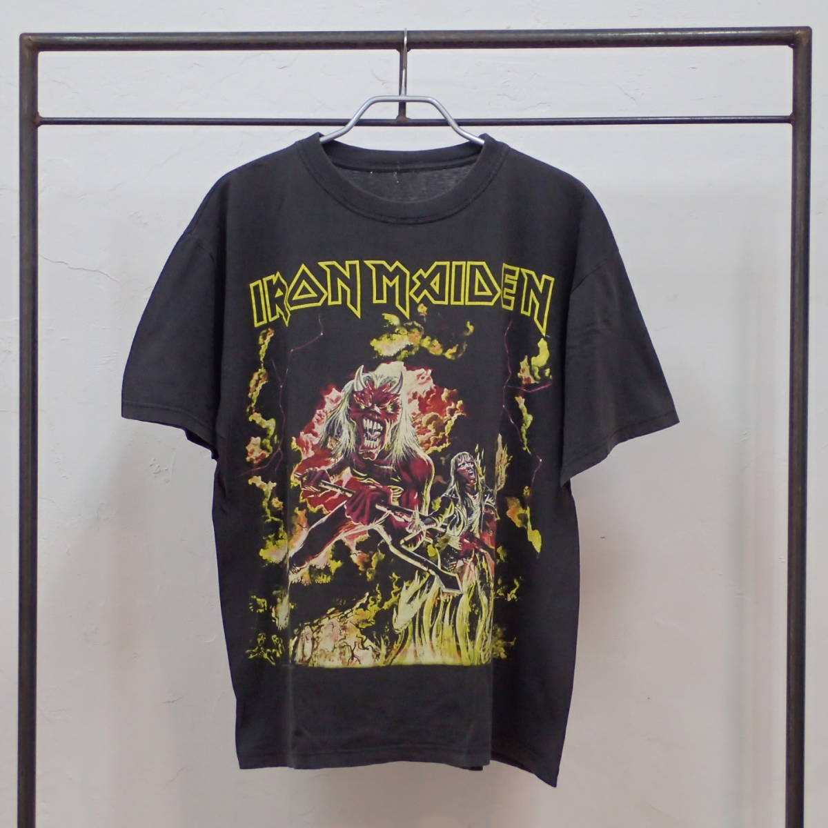 ■ 90s IRON MAIDEN Vintage T-shirt ■ アイアンメイデン ヴィンテージ Tシャツ 当時物 本物 バンドT ロックT heavymetal hardrock