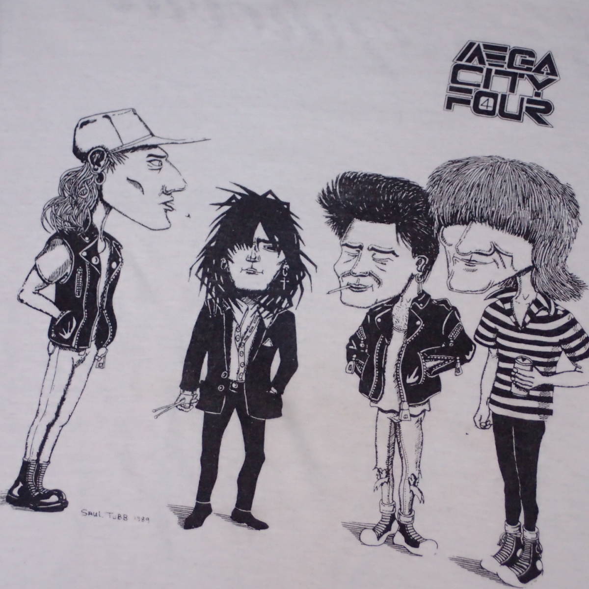 ■ 80s MEGA CITY FOUR Vintage T-shirt ■ メガ シティ フォー ヴィンテージ Tシャツ 当時物 本物 バンドT ロックT indierock punk