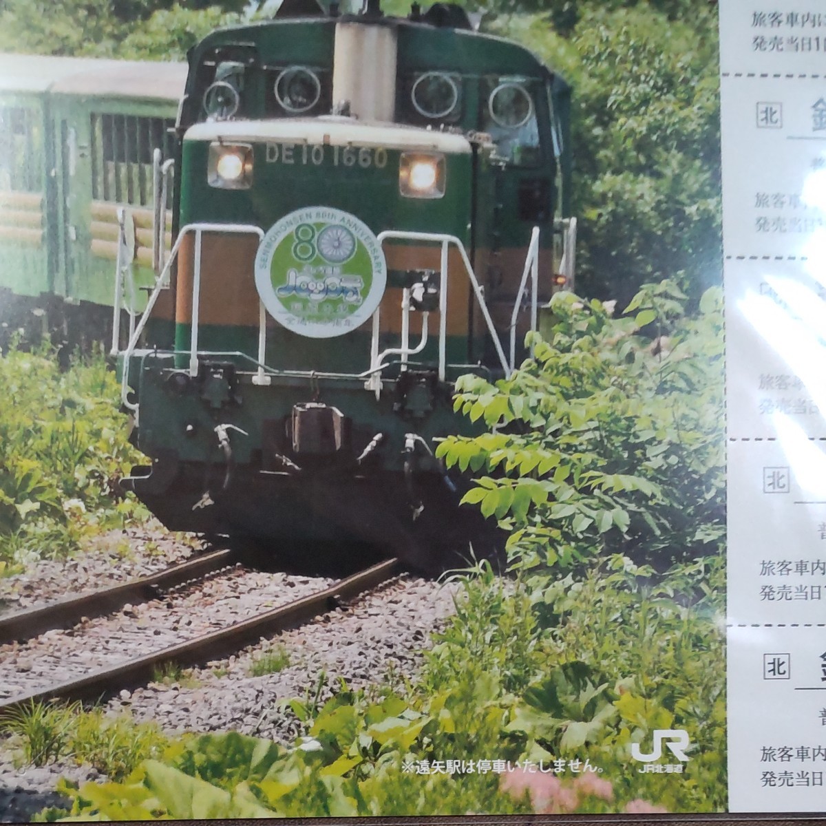 JR北海道 原生花園 キハ ノロッコ号 オレンジカード 3枚セット 使用済み