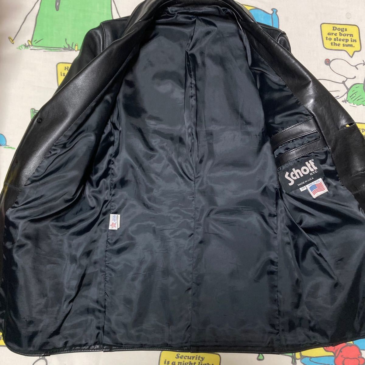 USA製 schott ショットレザージャケット 革 テーラード USA製 schott ショットレザージャケット 革 テーラード