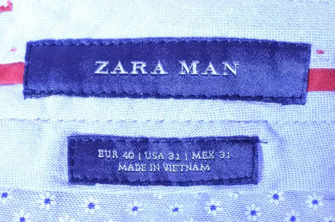 ZARA MAN ショートパンツ ハーフパンツ ボトムス 31 レッド ymdnrk a201h②1130_画像4