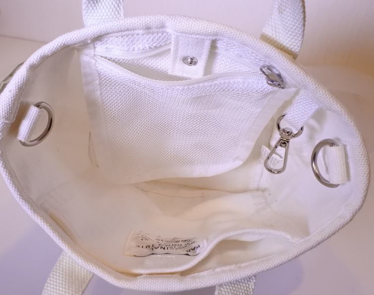 HEMING'S ヘミングス ORIGINAL PARTITION TOTE トートバッグ ミニトート 2way 白 ymdnrk a102h1205 _画像6