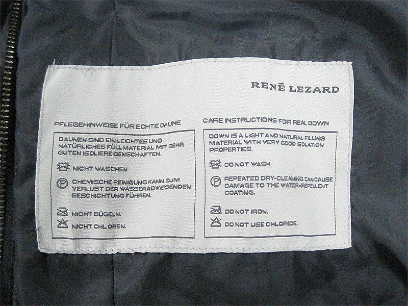 【RENE LEZARD】■美品■レネレザード＊ダウンコート＊サイズ３４《送料込み！》_画像5