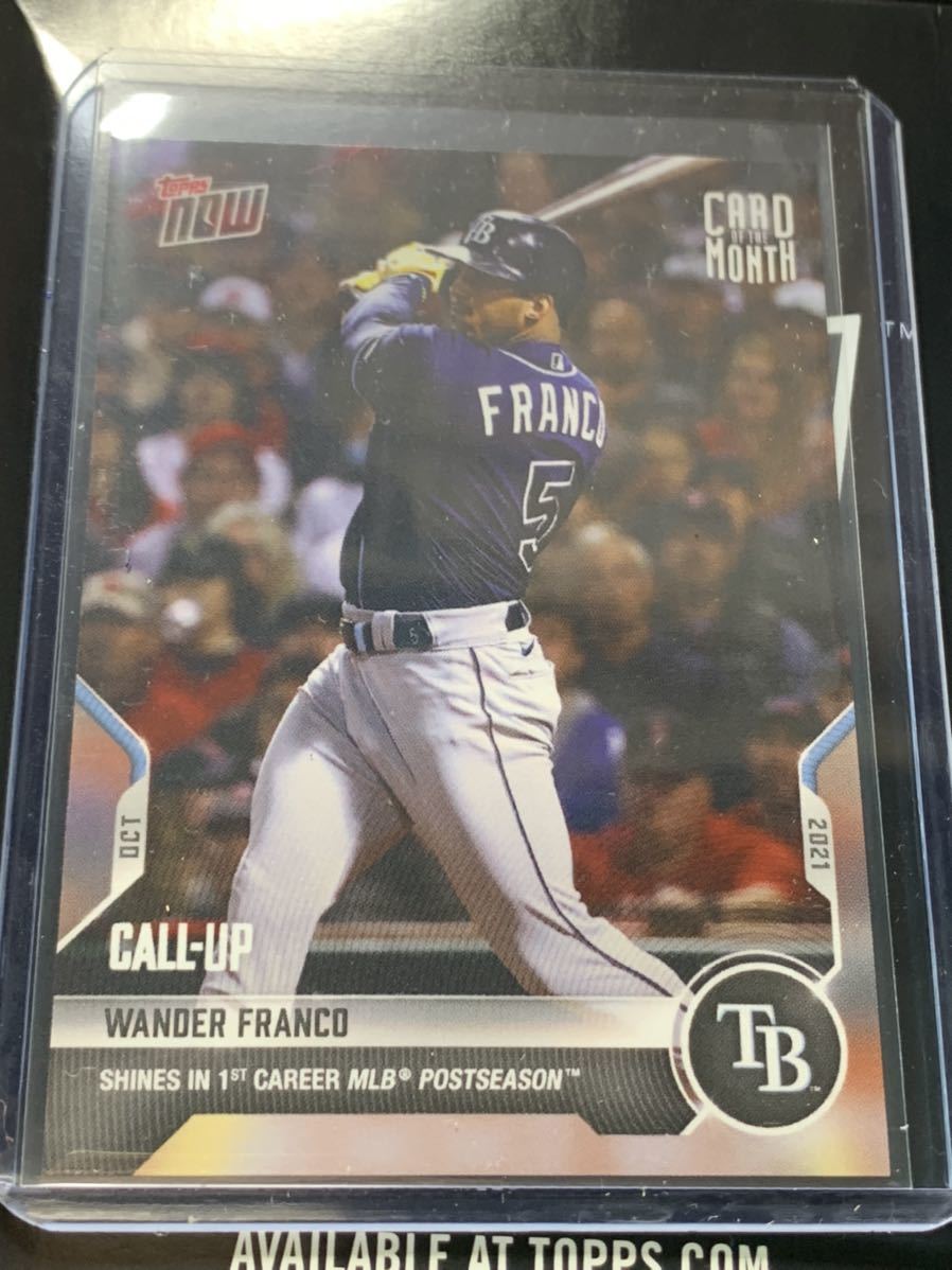 2021 topps now cotm wander Franco