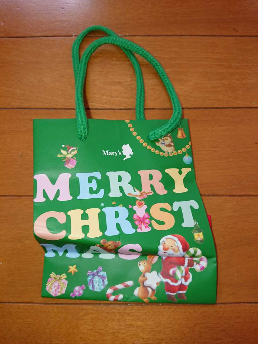 Mary\'s paper bag small Santa Claus present sack Christmas tree candy -ke-n shopping bag shopping bag me Lee chocolate cam pa knee Mini 