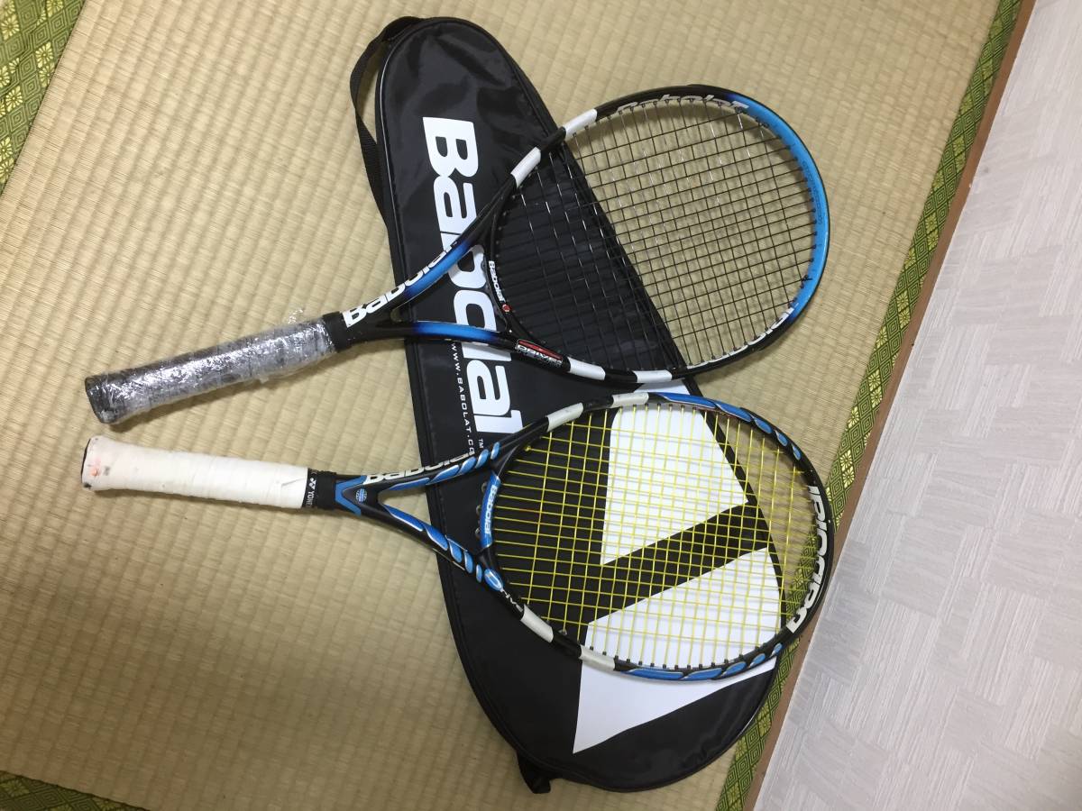 メーカー再生品】 Babolatテニスラケット2本 ラケット(硬式用