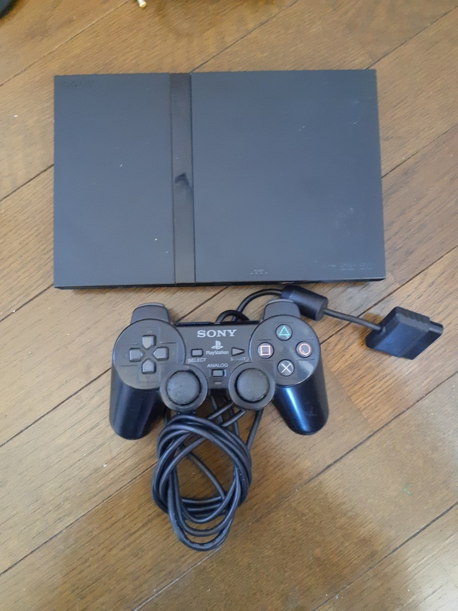 PlayStation　2 　 PS2 ブラック 本体　付属品　セット　ジャンク