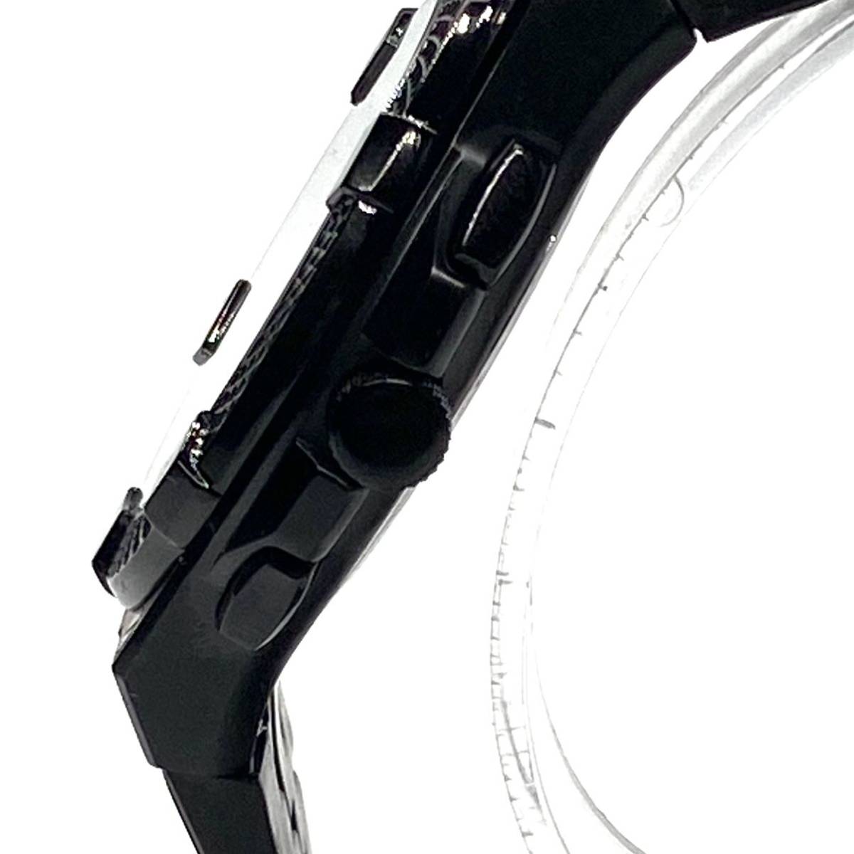 【漂う高級感!】Versus Versace ヴェルサス ヴェルサーチ メンズ クロノグラフ クォーツ 腕時計 イタリア 高級ブランド ブラック 新品即納