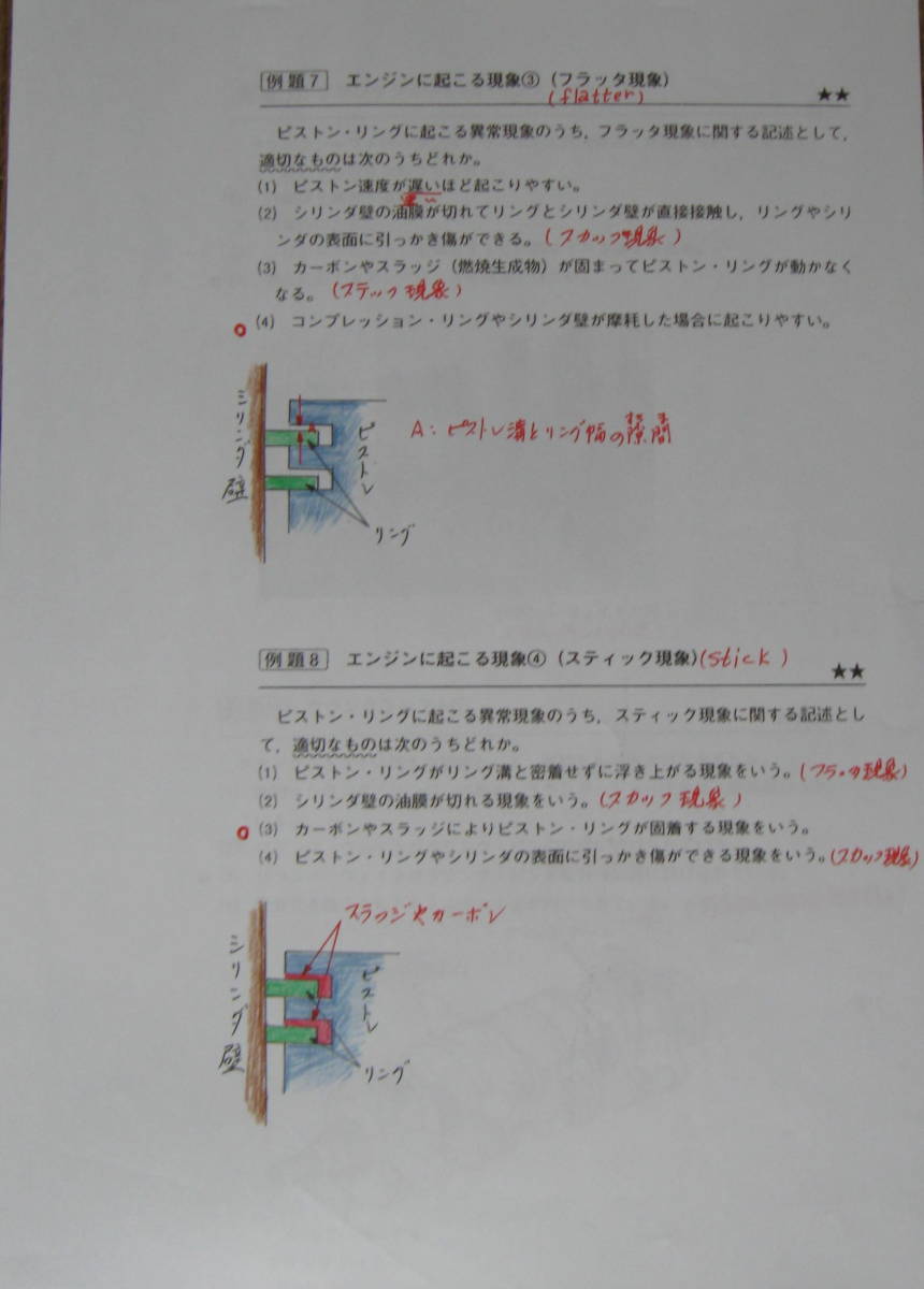 国家試験 二級ガソリン自動車整備士 『最近の予想問題』 模範 国家試験 二級ガソリン自動車整備士 『最近の予想問題』 模範
