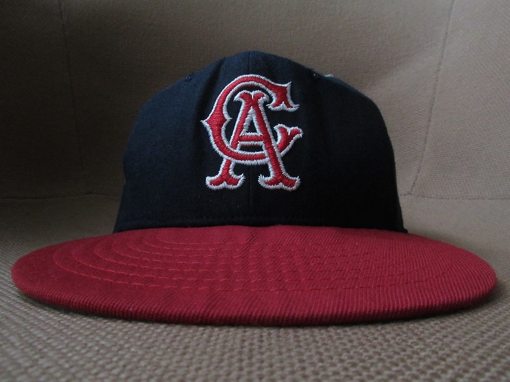 80's USA製 カリフォルニア エンゼルス ROMAN CAロゴ 刺繍 ベースボール キャップ California Angels CAP ロサンゼルスLos Angeles大谷翔平_California Angels　ベースボールキャップ